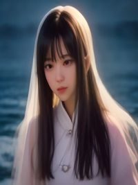 恋爱番剧封面，男女主角在夕阳下相视而笑，粉橙色调浪漫温柔，适合免费动漫网站在线观看